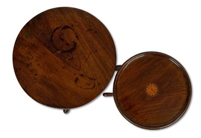 Lot 117 - Two Circular Top Wine Tables.
