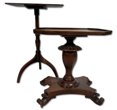 Lot 128 - Two Antique Style Side Tables.