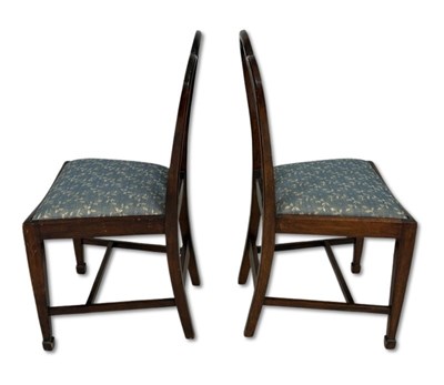 Lot 115 - Pair Georgian Style Side Chairs.