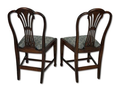Lot 115 - Pair Georgian Style Side Chairs.