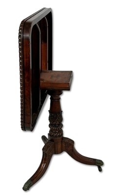 Lot 123 - Regency Style Mahogany Tilt-top Table.