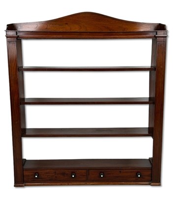 Lot 118 - Victorian Mahogany Wall Bookshelf.