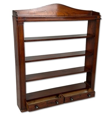 Lot 118 - Victorian Mahogany Wall Bookshelf.