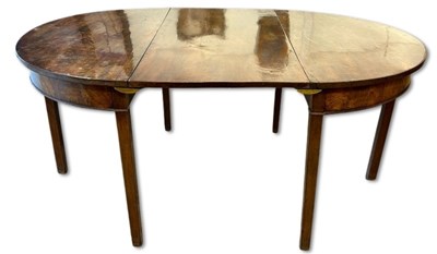 Lot 121 - Georgian 'D' Ends Dining Table.