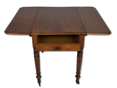 Lot 119 - Victorian Mahogany Drop-side Table.