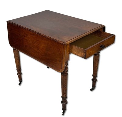 Lot 119 - Victorian Mahogany Drop-side Table.