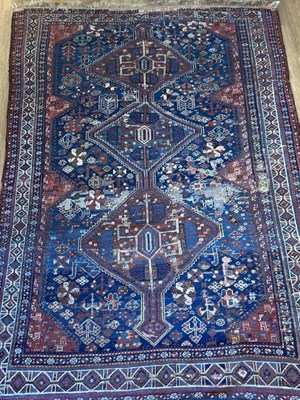 Lot 147 - Persian Shiraz Tribal Style Carpet, 211 x 290 cm.