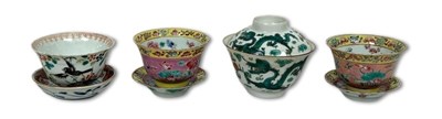 Lot 225 - Chinese and Straits Porcelain Wares, 8pcs.