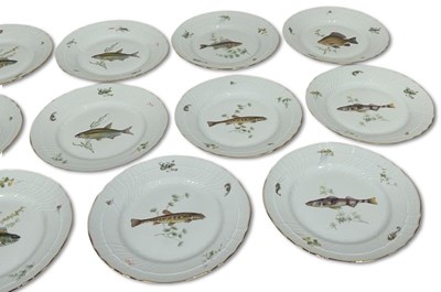 Lot 180 - Richard Ginori Cabinet Display Plates, 11pcs.
