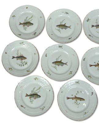 Lot 180 - Richard Ginori Cabinet Display Plates, 11pcs.