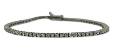 Lot 276 - Diamond Tennis Bracelet.