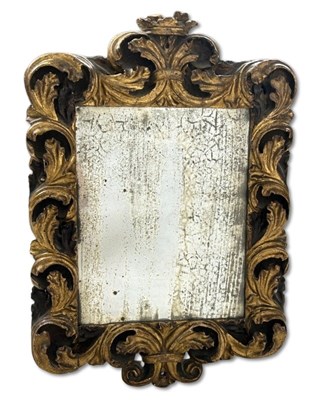 Lot 110 - Continental Baroque Style Wall Mirror.