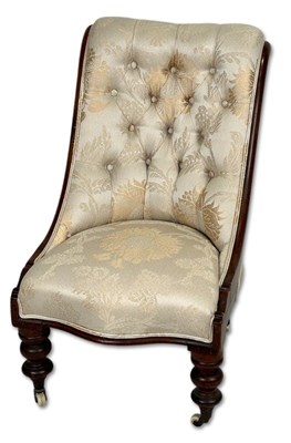 Lot 107 - Victorian Mahogany Bedroom Chair.