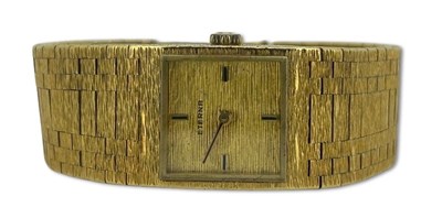 Lot 310 - Ladies Yellow Gold Eterna Watch.