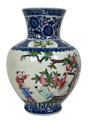 Lot 194 - Chinese Porcelain Famille Rose Vase.
