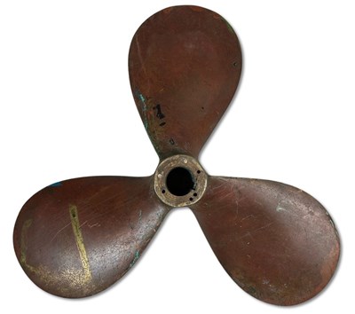 Lot 129 - Brass Ships Propeller.