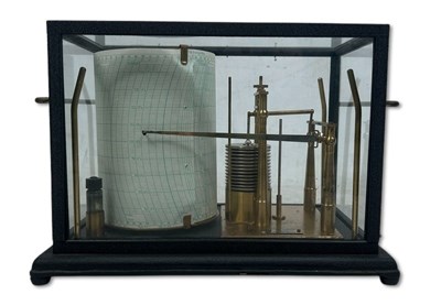 Lot 111 - Negretti & Zambra London Barograph.