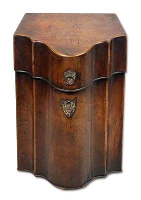Lot 65 - Georgian Mahogany Knife Box.