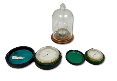 Lot 135 - Collection of Victorian Pocket Barometers, 3pcs.