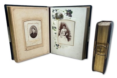 Lot 142 - Victorian Portrait Photo Albums, 2pcs.