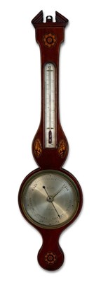 Lot 101 - Victorian Mahogany Wheel Barometer.