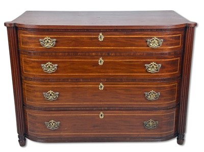 Lot 86 - Regency Mahogany Chest of Draws.