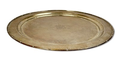 Lot 190 - Chinese Export Silver Serving Plate.