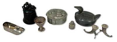 Lot 165 - Collection of Chinese Metal Wares, 8pcs.