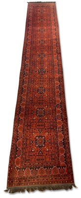 Lot 92 - Persian Style Hall Runner Rug, 484 x 82 cm.