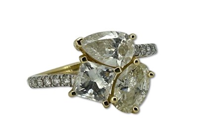 Lot 244 - Diamond Dress Ring.