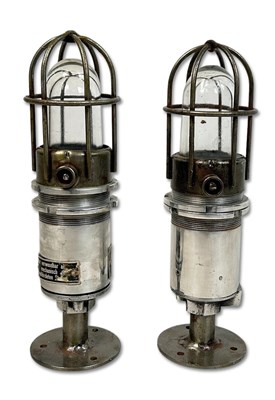 Lot 146 - Pair of German Deckhead Lights.