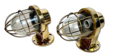 Lot 121 - Pair of Bulkhead Lights.